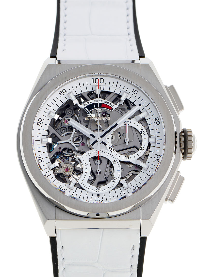 ゼニス - デファイ エルプリメロ 21 日本限定 | ZENITH | 95.9003.9004/78.R588 | TI スケルトン文字盤 自動巻き ラバーアリゲーター | 中古