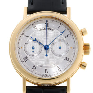ブレゲ - クラシック クロノグラフ | BREGUET | 5237BA/12/9V6 | YG シルバー文字盤 手巻き レザー | 中古