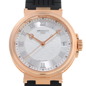 ブレゲ - マリーン | BREGUET | 5517BR/12/9ZU | RG シルバー文字盤 自動巻き ラバー | 中古