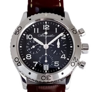 ブレゲ - トランスアトランティック | BREGUET | 3820ST/H2/9W6 | SS 黒文字盤 自動巻き レザー | 委託品 | 中古