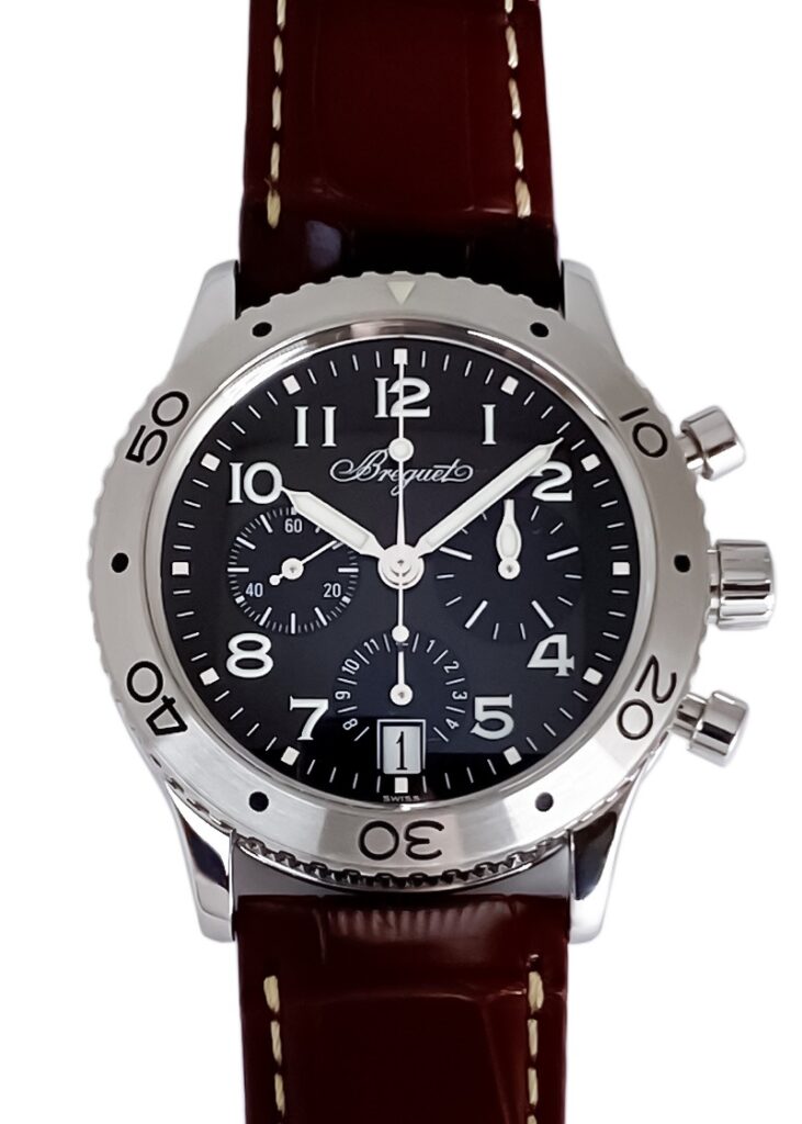 ブレゲ - トランスアトランティック | BREGUET | 3820ST/H2/9W6 | SS 黒文字盤 自動巻き レザー | 委託品 | 中古