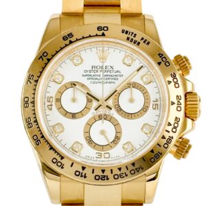 ロレックス - オイスターパーペチュアル コスモグラフ デイトナ | ROLEX | 116508G | YG 白/8Pダイヤ文字盤 自動巻き ブレスレット | 委託品 | 中古