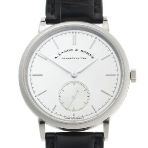 A.ランゲ＆ゾーネ - サクソニア オートマティック | A.LANGE&SOHNE | 380.026 | WG シルバー文字盤 自動巻き レザー | 未使用品