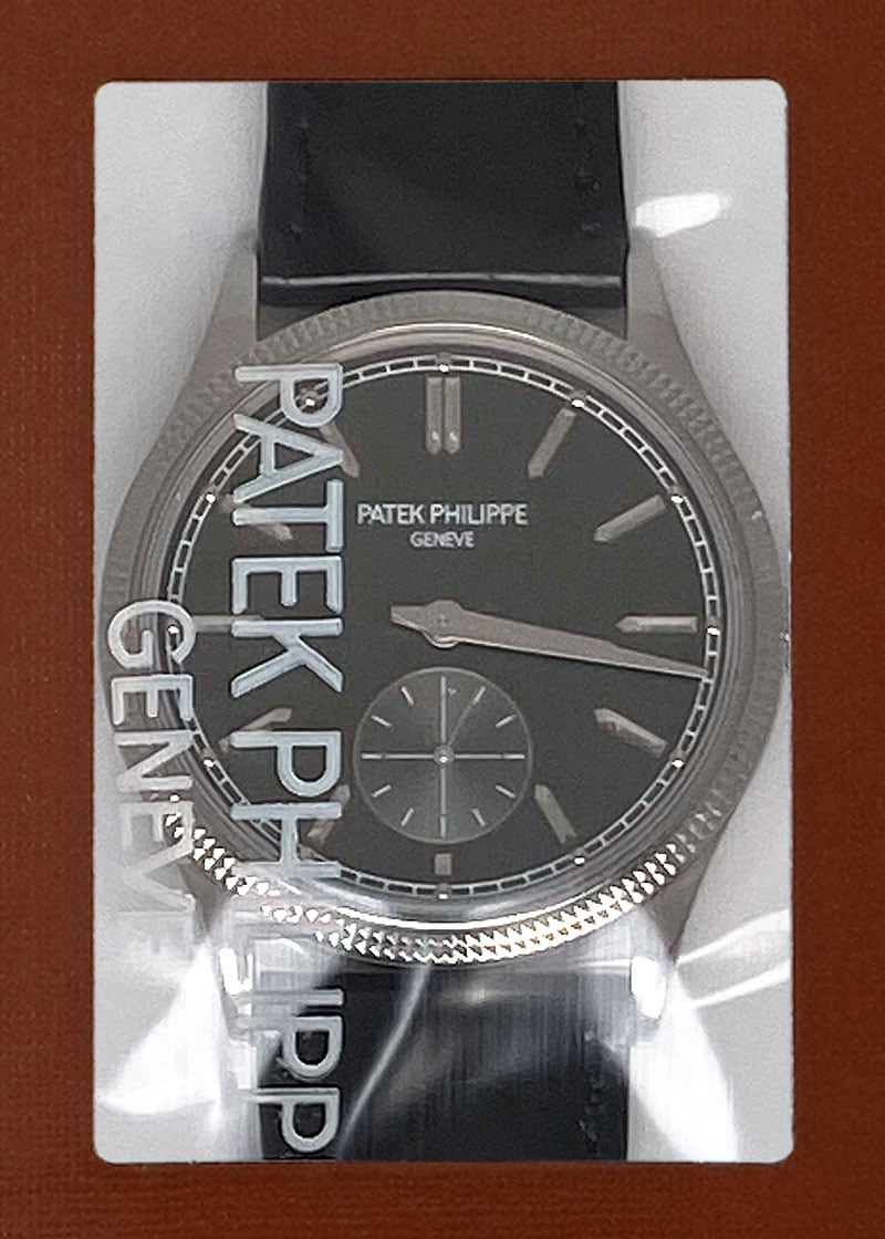 パテックフィリップ - カラトラバ | PATEK PHILIPPE | 6119G-001 | WG グレー文字盤 手巻き レザー | 中古