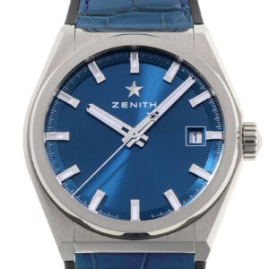 ゼニス - デファイ クラシック | ZENITH | 95.9000.670/51.R584 | TI ブルー文字盤 自動巻き ラバーアリゲーター | 未使用品