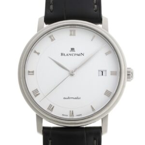 ブランパン - ヴィルレ ウルトラスリム セコンドデイト | BLANCPAIN | 6223-1127-55B | SS 白文字盤 自動巻き レザー
