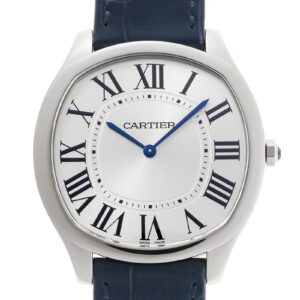 カルティエ - ドライブ ドゥ カルティエ エクストラフラット LM | CARTIER | WSNM0011 | SS シルバー文字盤 手巻き レザー | 未使用品