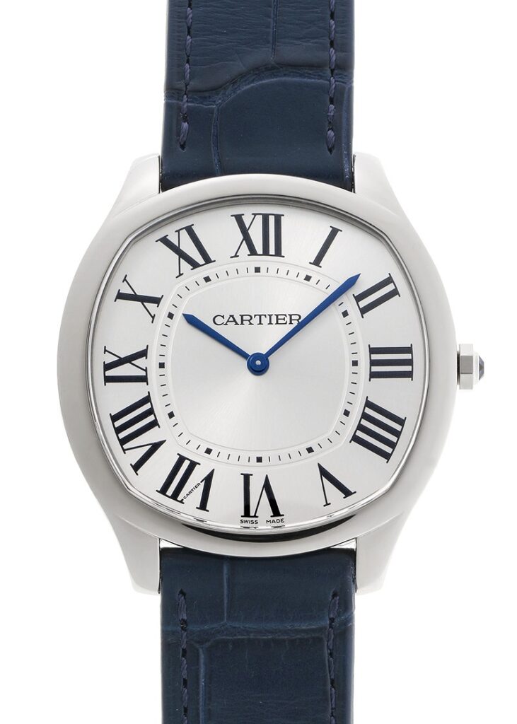 カルティエ - ドライブ ドゥ カルティエ エクストラフラット LM | CARTIER | WSNM0011 | SS シルバー文字盤 手巻き レザー | 未使用品