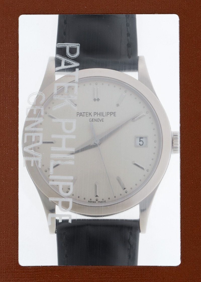 パテック フィリップ - カラトラバ | PATEK PHILIPPE | 5296G-010 | WG シルバー文字盤 自動巻き レザー | レストア | 中古