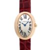 カルティエ - ミニ ベニュワール | CARTIER | W8000017 | PG シルバー文字盤 クォーツ レザー | 中古