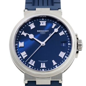 ブレゲ - マリーン | BREGUET | 5517TI/Y1/5ZU | TI ブルー文字盤 自動巻き ラバー | 中古