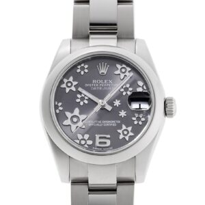 ロレックス - オイスター パーペチュアル デイトジャスト 31 | ROLEX | 178240 | SS グレー文字盤 自動巻き ブレスレット | 中古