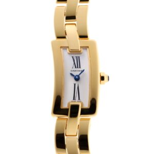 カルティエ - バレリーナ | CARTIER | W700013J | YG シルバー文字盤 クォーツ ブレスレット | 中古
