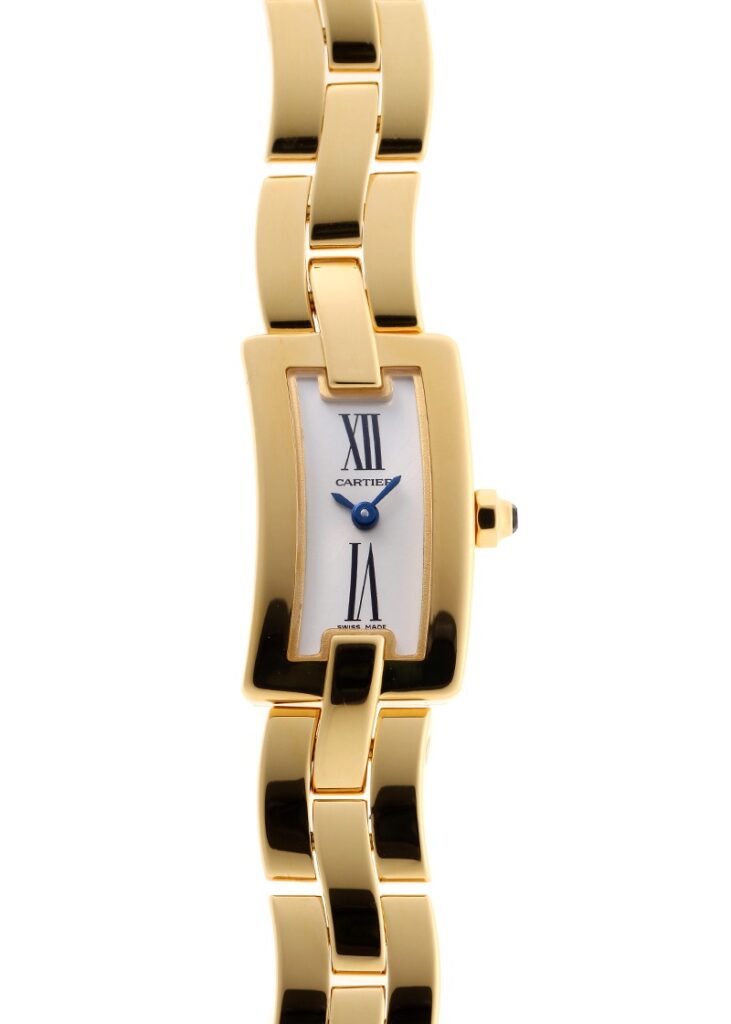 カルティエ - バレリーナ | CARTIER | W700013J | YG シルバー文字盤 クォーツ ブレスレット | 中古