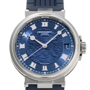 ブレゲ - マリーン | BREGUET | 5517BB/Y2/9ZU | WG ブルー文字盤 自動巻き ラバー | 中古