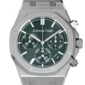 オーデマピゲ - ロイヤルオーク クロノグラフ 50周年記念 | AUDEMARS PIGUET | 26240ST.OO.1320ST.04 | SS グリーン文字盤 自動巻き ブレスレット | 未使用品
