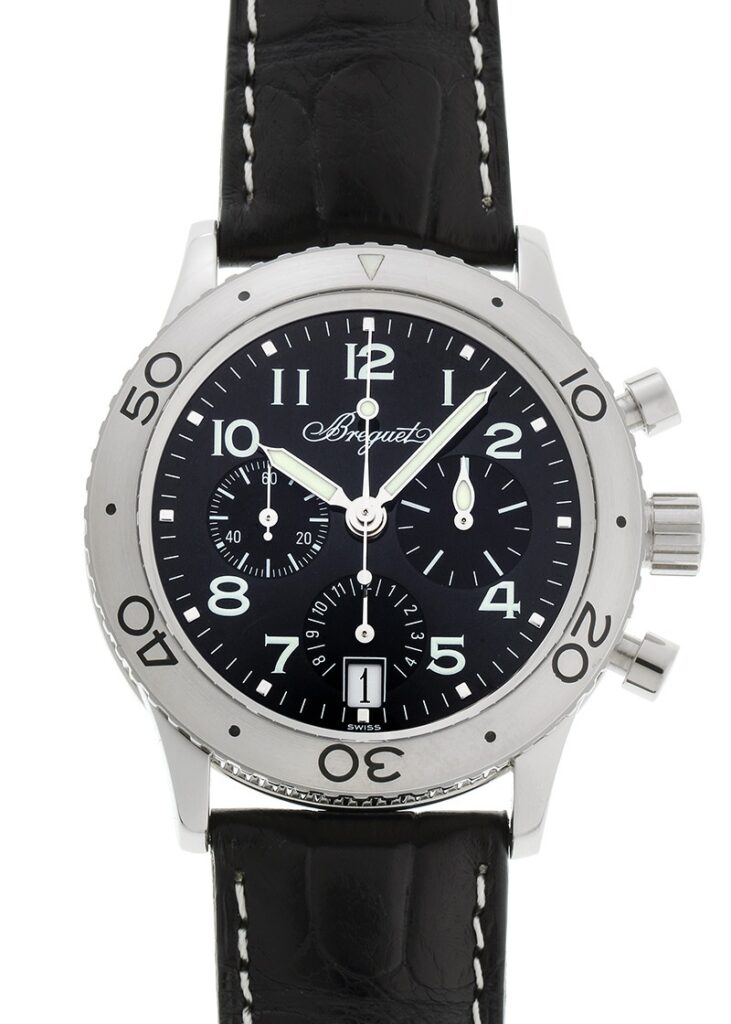 ブレゲ - トランスアトランティック | BREGUET | 3820ST/H2/9W6 | SS 黒文字盤 自動巻き レザー | 中古