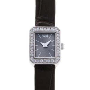 ピアジェ - ミニ プロトコール ダイヤ | PIAGET | G0A37512(P10691) | WG グレー文字盤 クォーツ レザー | 中古