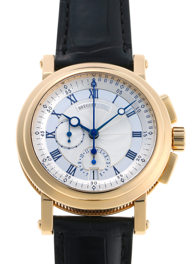 ブレゲ - マリーン II クロノグラフ | BREGUET | 5827BA/12/5ZU | YG シルバー文字盤 自動巻き レザー | 中古