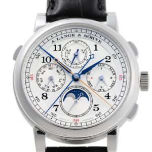 A.ランゲ＆ゾーネ - 1815 ラトラパント パーペチュアルカレンダー | A.LANGE&SOHNE | 421.025FE(LSLS4212AB) | PT シルバー文字盤 手巻き レザー | 中古