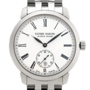 ユリスナルダン - クラシコ エナメル | ULYSSE NARDIN | 3203-136/E0-42 | SS エナメル文字盤 自動巻き ブレスレット | 委託品 | 中古