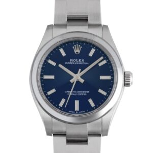 ロレックス - オイスターパーペチュアル 31 | ROLEX | 277200 | SS ブライトブルー文字盤 自動巻き ブレスレット | 中古