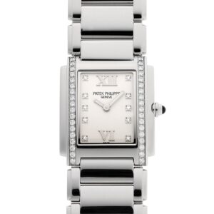 パテックフィリップ - Twenty-4 | PATEK PHILIPPE | 4910/10A-011 | SS 白文字盤 クォーツ ブレスレット | 中古
