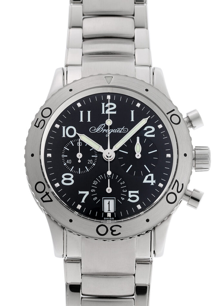 ブレゲ - トランスアトランティック | BREGUET | 3820ST/H2/SW9 | SS 黒文字盤 自動巻き ブレスレット | 中古
