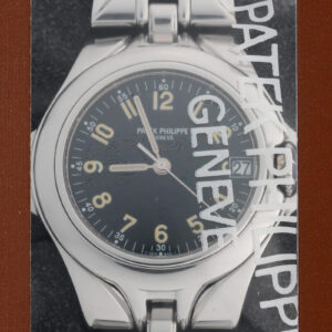 パテックフィリップ - スカルプチャー 300本限定 | PATEK PHILIPPE | 5091/1A-010 | SS 黒文字盤 自動巻き ブレスレット | レストア