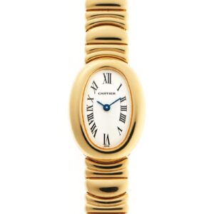 カルティエ - ミニ ベニュワール | CARTIER | W15109D8 | YG シルバー文字盤 クォーツ ブレスレット | 中古