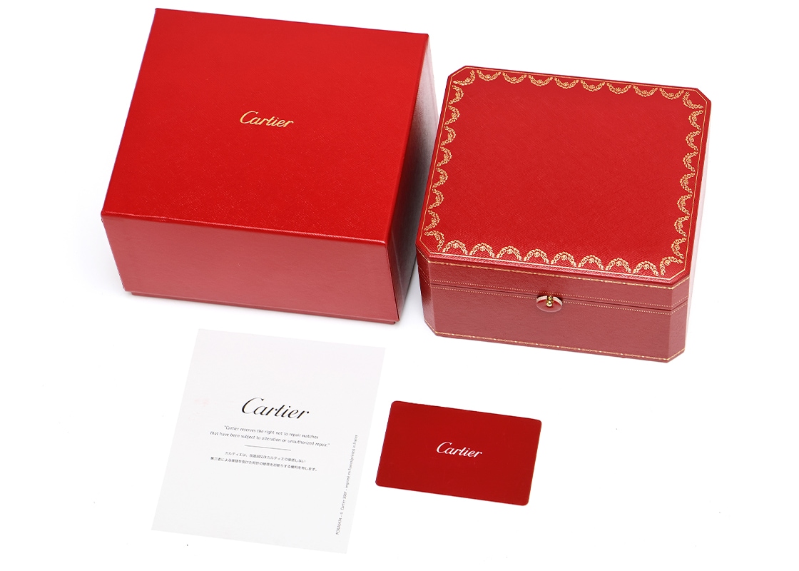 カルティエ - ロンド マスト ドゥ カルティエ | CARTIER | WSRN0032 | SS シルバー文字盤 自動巻き レザー | 未使用品
