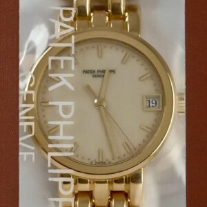 パテックフィリップ - カラトラバ | PATEK PHILIPPE | 5012/3J-001 | YG アイボリー文字盤 自動巻き ブレスレット | レストア