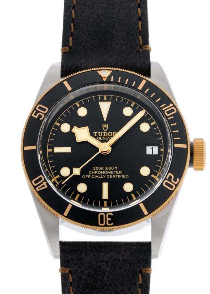 チューダー - ブラックベイ | TUDOR | M79733N-0007 | YG&SS 黒文字盤 自動巻き レザー | 中古