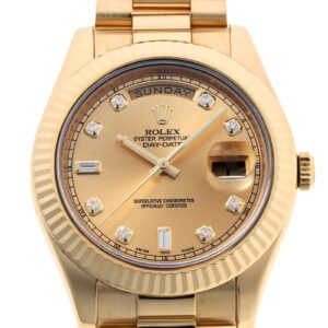 ロレックス - オイスター パーペチュアル デイデイトII | ROLEX | 218238A | YG シャンパン文字盤 自動巻き ブレスレット | 中古