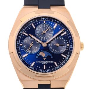 ヴァシュロンコンスタンタン - オーヴァーシーズ エクストラフラット パーペチュアルカレンダー | VACHERON CONSTANTIN | 4300V/000R-B509 | PG ブルー文字盤 自動巻き レザー | 中古