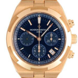 ヴァシュロンコンスタンタン - オーヴァーシーズ クロノグラフ | VACHERON CONSTANTIN | 5500V/110R-B952 | PG ブルー文字盤 自動巻き ブレスレット | 中古