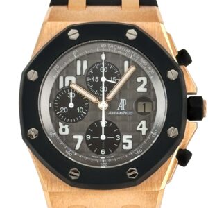 オーデマピゲ - ロイヤルオーク オフショア クロノグラフ | AUDEMARS PIGUET | 25940OK.OO.D002CA.01.A | PG グレー文字盤 自動巻き ラバー | 委託品 | 中古