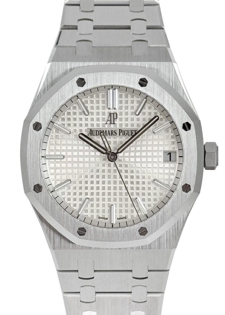 オーデマピゲ - ロイヤルオーク | AUDEMARS PIGUET | 15500ST.OO.1220ST.04 | SS シルバー文字盤 自動巻き ブレスレット | 中古