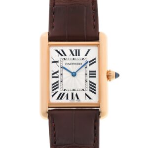 カルティエ - タンク ルイ カルティエ LM | CARTIER | WGTA0011 | PG シルバー文字盤 手巻き レザー | 中古