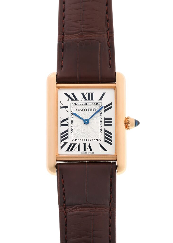 カルティエ - タンク ルイ カルティエ LM | CARTIER | WGTA0011 | PG シルバー文字盤 手巻き レザー | 中古