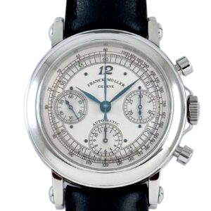 フランクミュラー - ラウンド クロノグラフ | FRANCK MULLER | 7000CC | SS シルバー文字盤 自動巻き レザー | 委託品 | 中古
