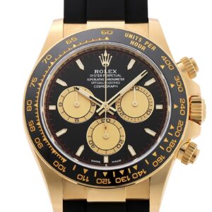 ロレックス - オイスター パーペチュアル コスモグラフ デイトナ | ROLEX | 126518LN | YG 黒/シャンパン文字盤 自動巻き ラバー | 中古