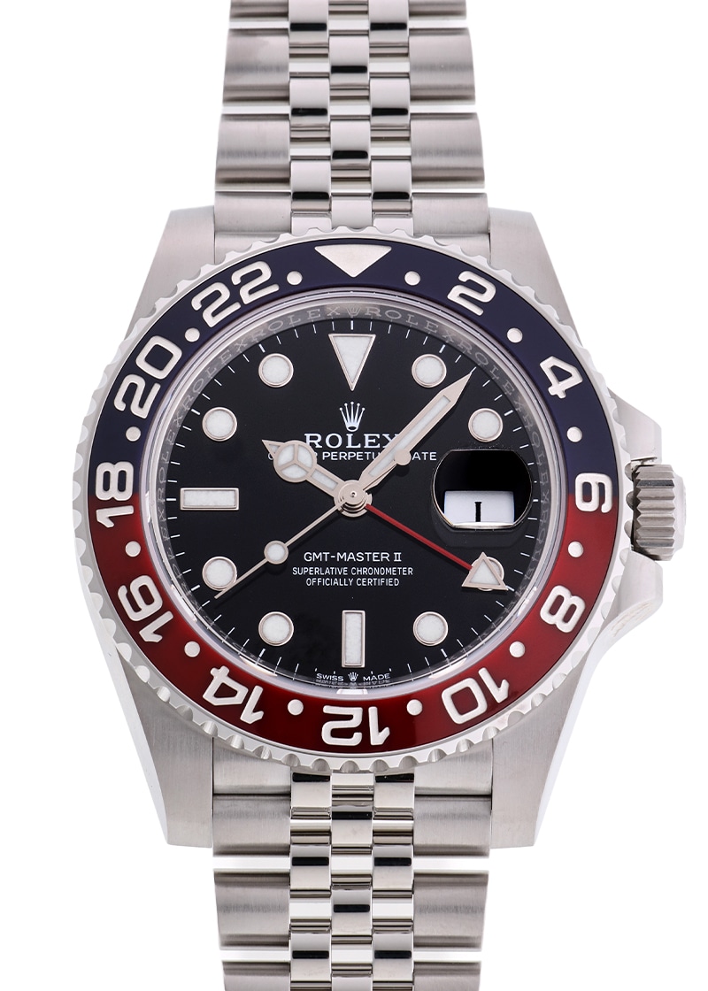ロレックス - オイスターパーペチュアル GMTマスターII | ROLEX | 126710BLRO | SS 黒文字盤 自動巻き ブレスレット | 中古
