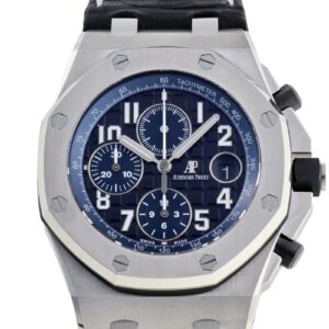 オーデマピゲ - ロイヤルオーク オフショア クロノグラフ | AUDEMARS PIGUET | 26470ST.OO.A028CR.01.A | SS 黒文字盤 自動巻き レザー | 中古