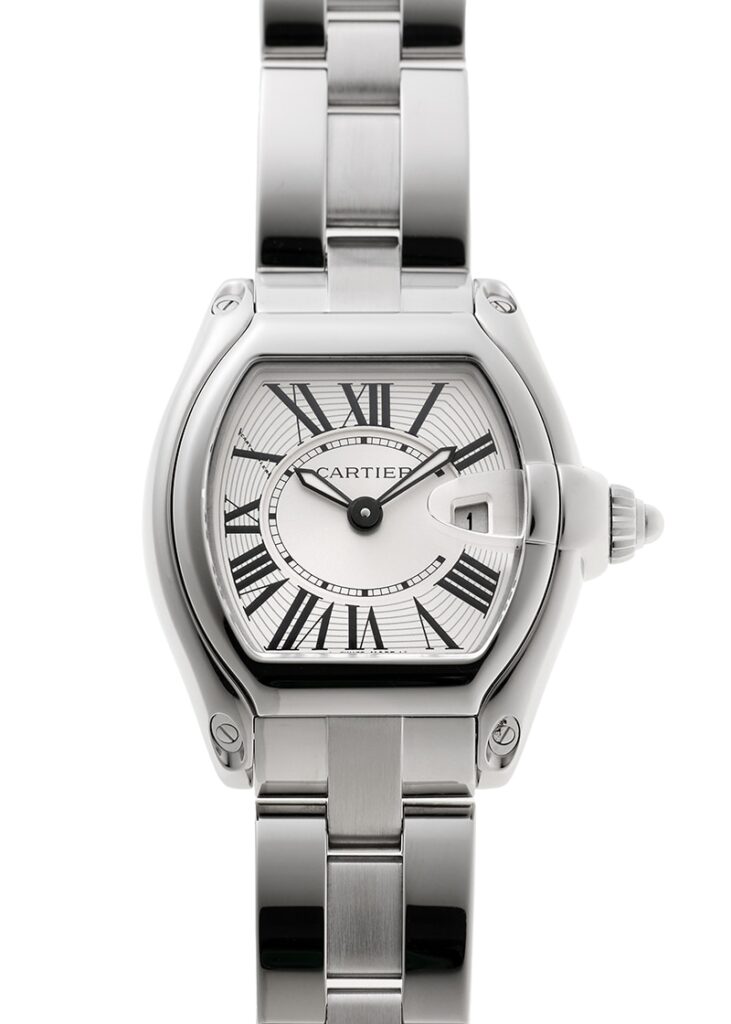 カルティエ - ロードスター SM | CARTIER | W62016V3 | SS シルバー文字盤 クォーツ ブレスレット | 中古