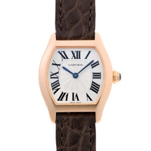 カルティエ - トーチュ SM | CARTIER | W1556360 | PG シルバー文字盤 手巻き レザー | 中古