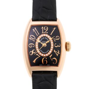 フランクミュラー - トノーカーベックス | FRANCK MULLER | 1750SCATFO REL CD1R LTD | RG 黒文字盤 自動巻き レザー | 中古
