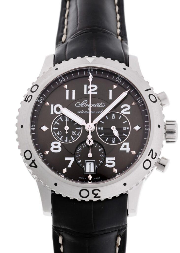 ブレゲ - タイプXXI | BREGUET | 3810ST/92/9ZU | SS グレー文字盤 自動巻き レザー | 中古