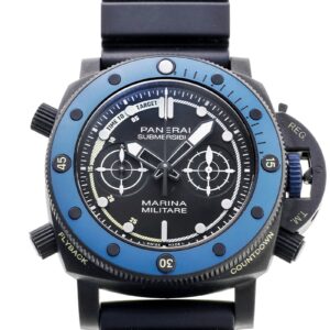 オフィチーネパネライ - サブマーシブル フォルツスペシャリ | OFFICINE PANERAI | PAM02239 | DLC 黒文字盤 自動巻き ラバー | 未使用品