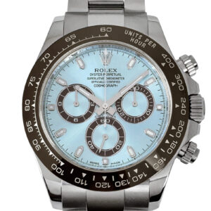 ロレックス - オイスター パーペチュアル コスモグラフ デイトナ | ROLEX | 116506 | PT アイスブルー文字盤 自動巻き ブレスレット | 中古
